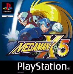 Mega Man X5 Front Cover